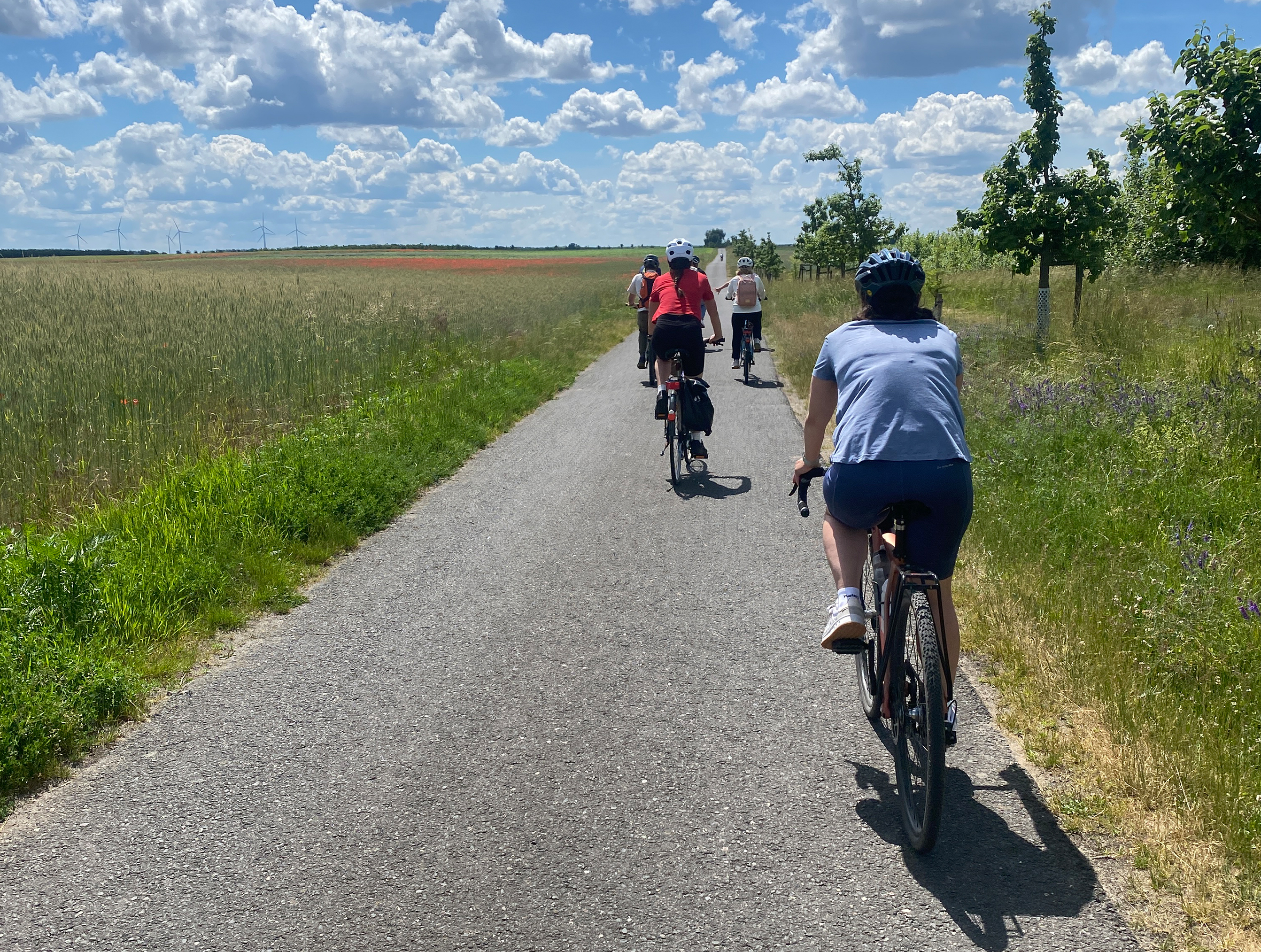 Benndorf und Hildebrand fördert die Gesundheit und Fitness seiner Mitarbeitenden durch gemeinsame Fahrradtouren, Stadtradeln und ein Fahrradleasing-Programm.