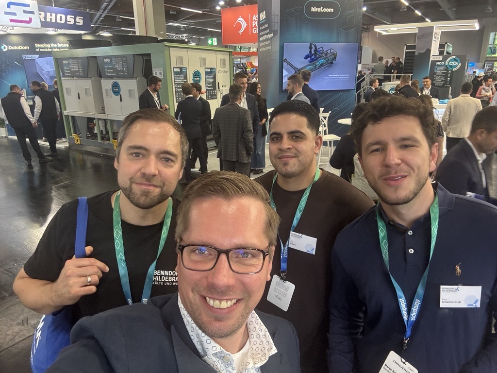 Benndorf und Hildebrand auf der Chillventa 2026: Wir hatten gute Gespräche mit langjährigen Geschäftspartnern und neuen Kontakten und haben viele Innovationen und Anregungen entdeckt.
